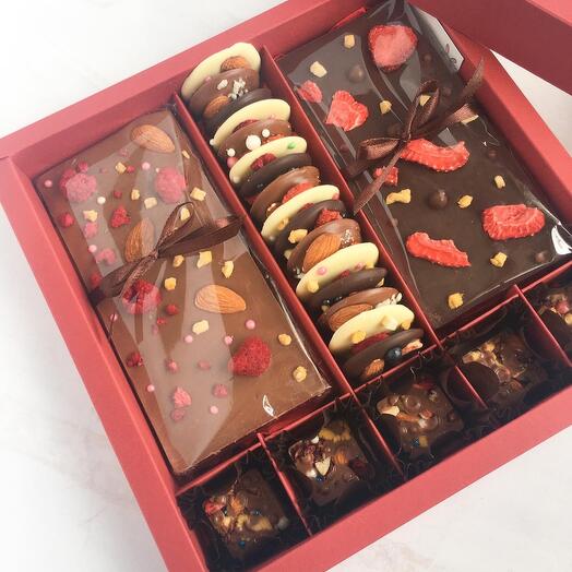Juego de chocolate con dos fichas