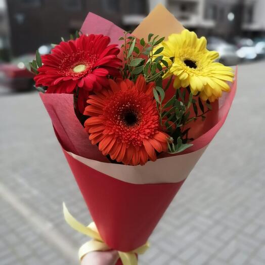 Букет гербер