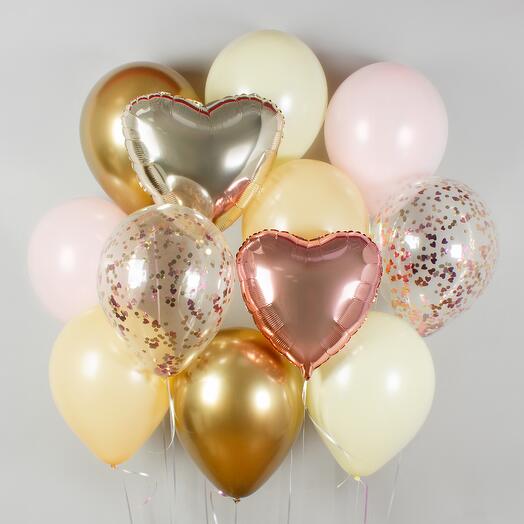 Набор шаров на грузике  «Бисквит» | 12 шаров