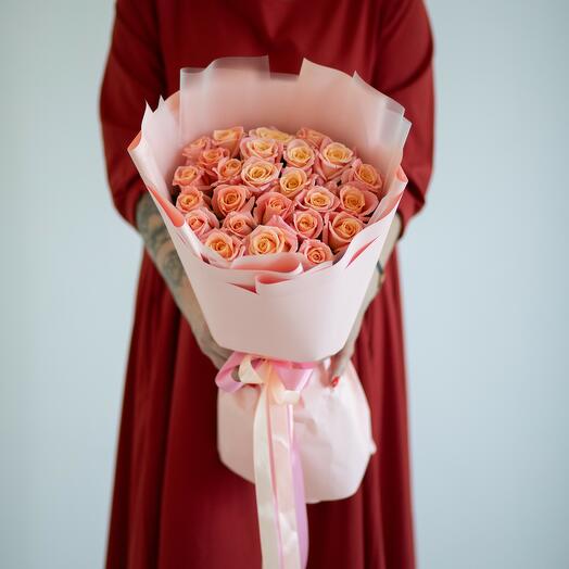 Pink Haze S (25 peach roses)
