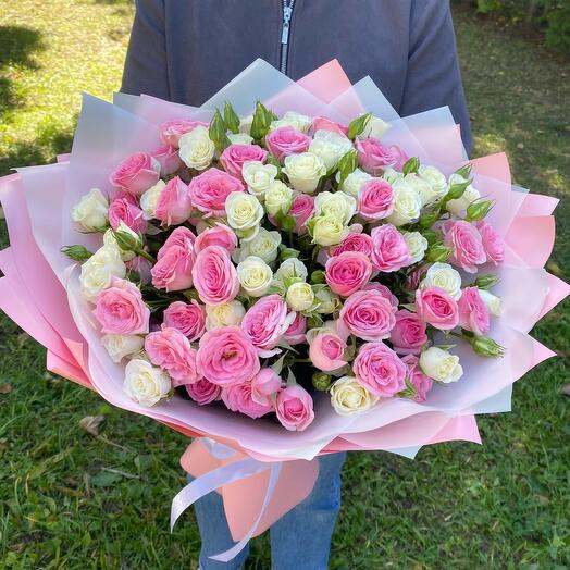 25 кустовых роз