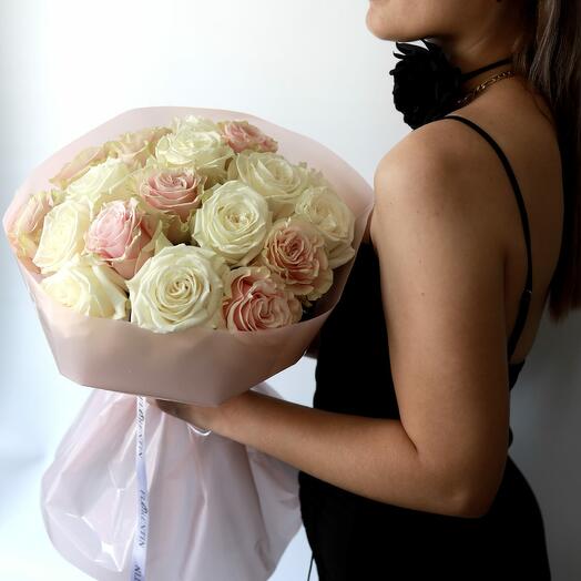 Buket "Rosy Serenity" (17 pcs.)