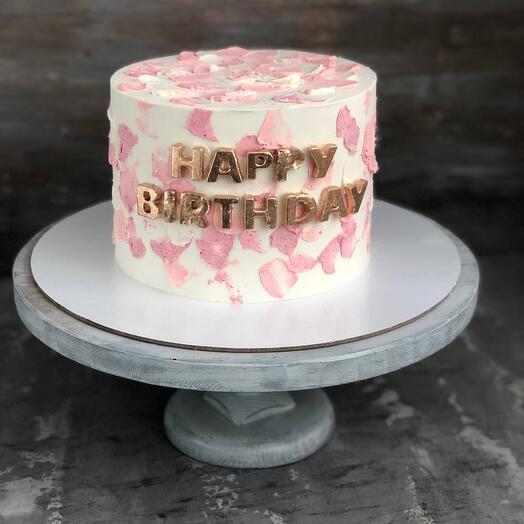 Торт 2 кг красный бархат с вишней "HAPPY"