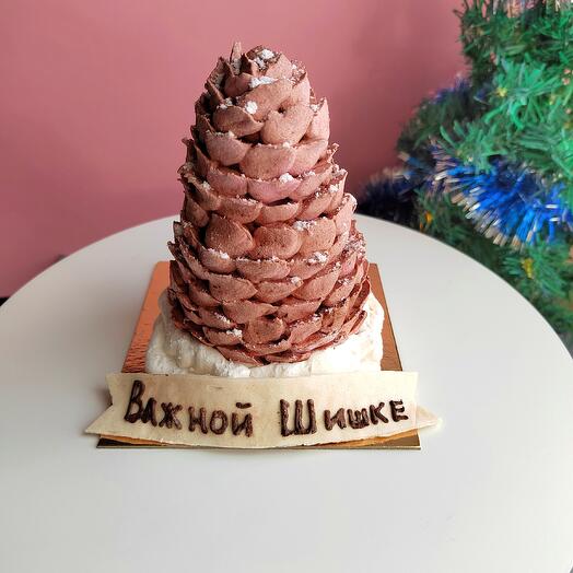 Сувенир из зефира "Важной шишке"