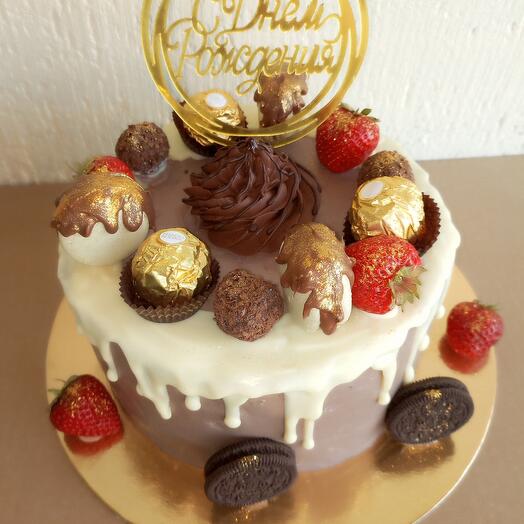 Ferrero cake "Happy Birthday!" 🍰🍫
