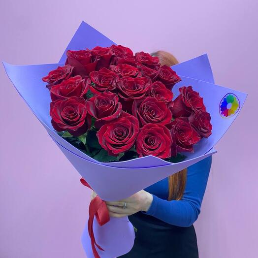 Bouquet of 25 red roses