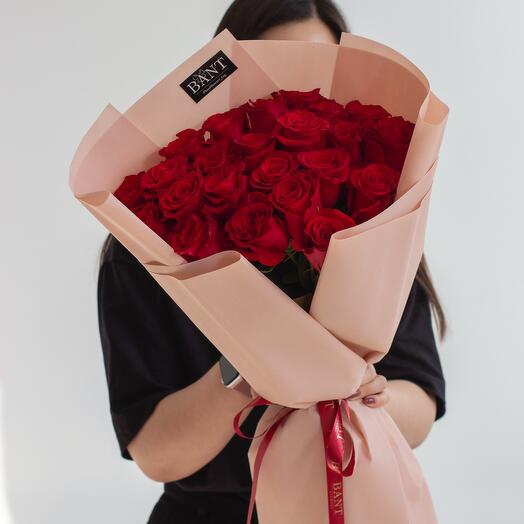 23 красные розы