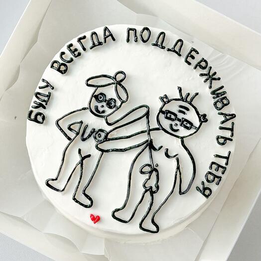 Бенто-торт «Буду всегда»