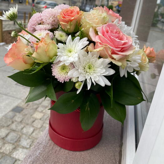 Flowerbox with a rose