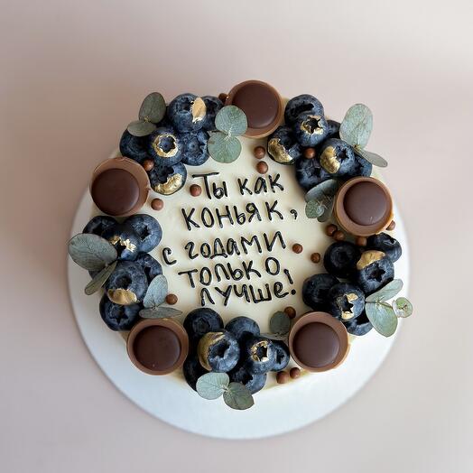 Торт в подарок мужчине, папе, мужу | сникерс, вишня, малина, клубника, абрикос