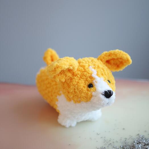 Juguete hecho a mano Corgi