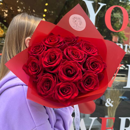 11 Red Roses Bouquet