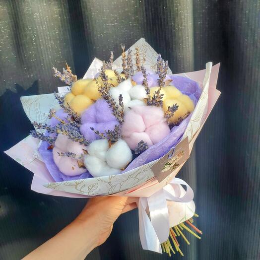Cotton bouquet