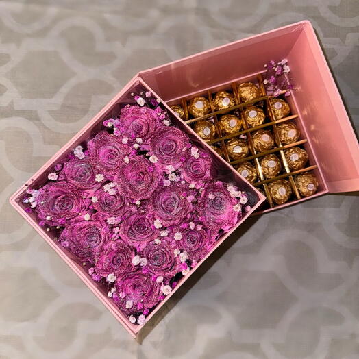 Roses sparkle forever