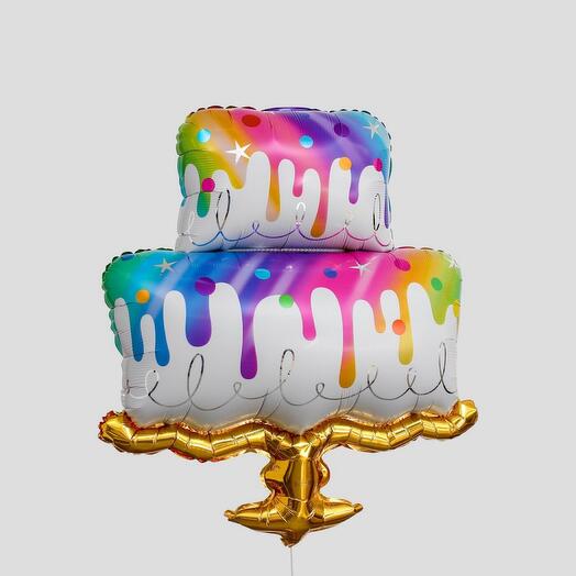 Яркий торт