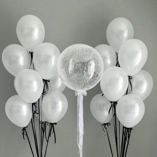 Set of balls White Highlight
