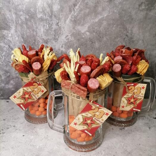 Корпоративный подарок "Кружка с колбасками