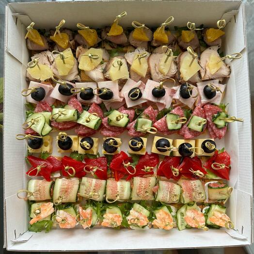 Канапе mix box