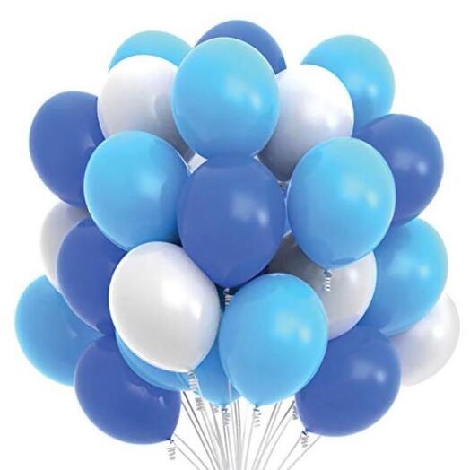 25 Mixed Colour Helium Balloons D