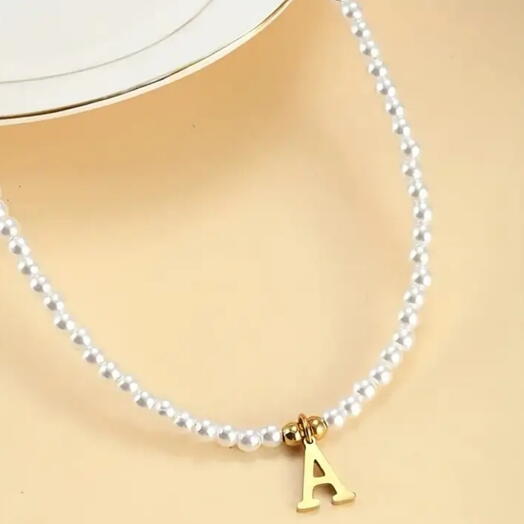 A letter necklace