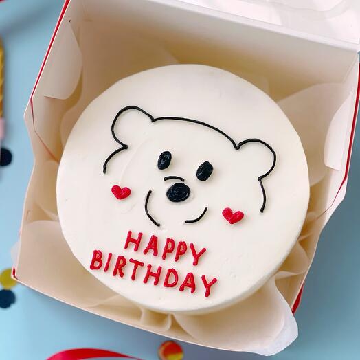 Бенто торт с днем рождения /happy birthday /для девушки/парня/с рисунком