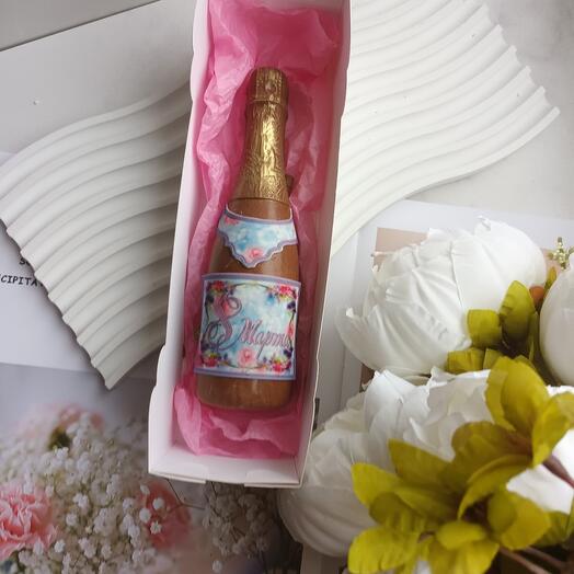 Шоколадное шампанское на 8 марта