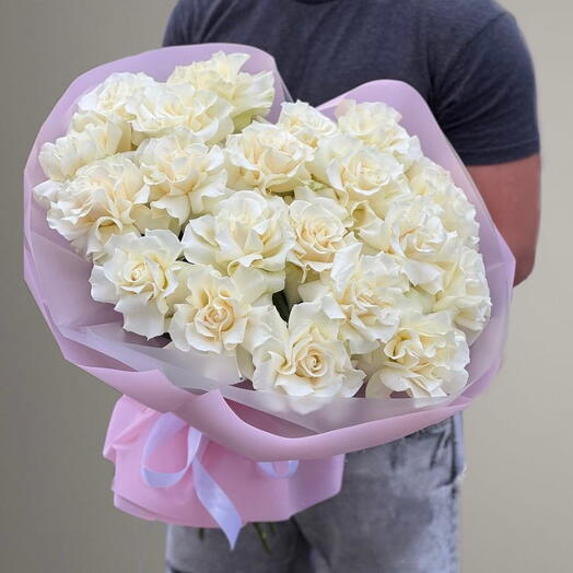 Ramo de 21 rosas francesas
