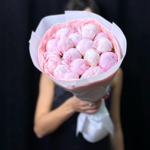 Пионы розовые 15