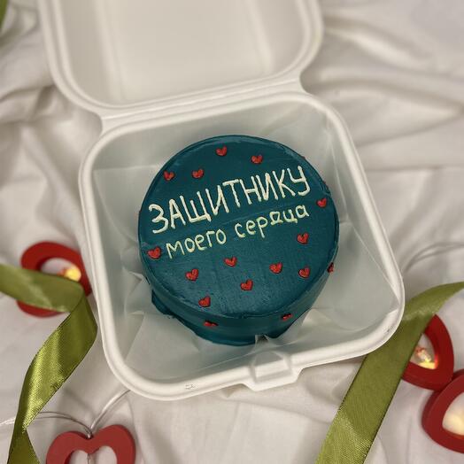 Бенто торт на 23 февраля с Днём защитника Отечества для любимого