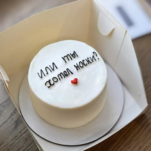 Bento cake for man, boyfriend, husband "or did you want socks"