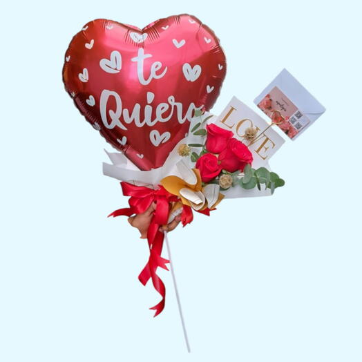"Te quiero" roses
