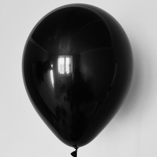 Чёрный шар 30см от 10шт