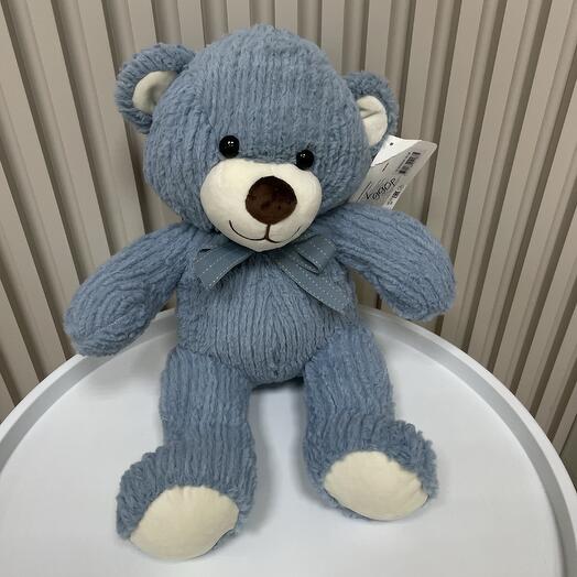 Медведь синий игрушка