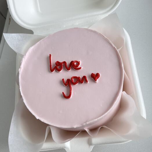 Бенто торт Love you