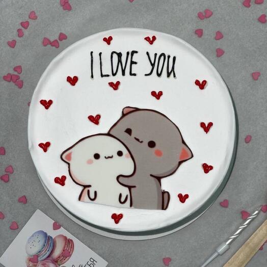 Бенто торт I Love You
