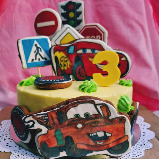 Торт молния Маквин