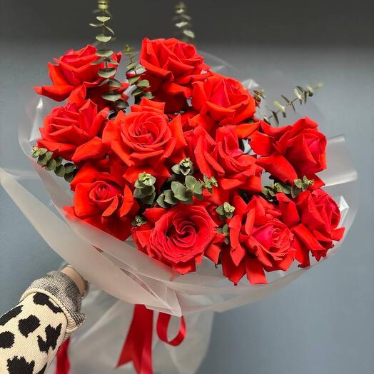 Красная французская роза 🌹