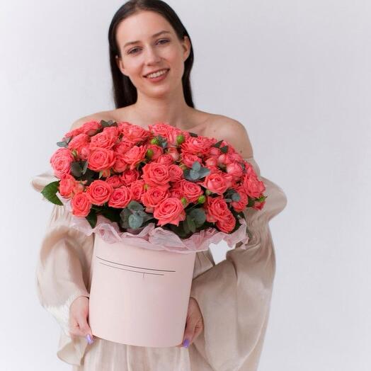 Корзина с цветами Барбадос