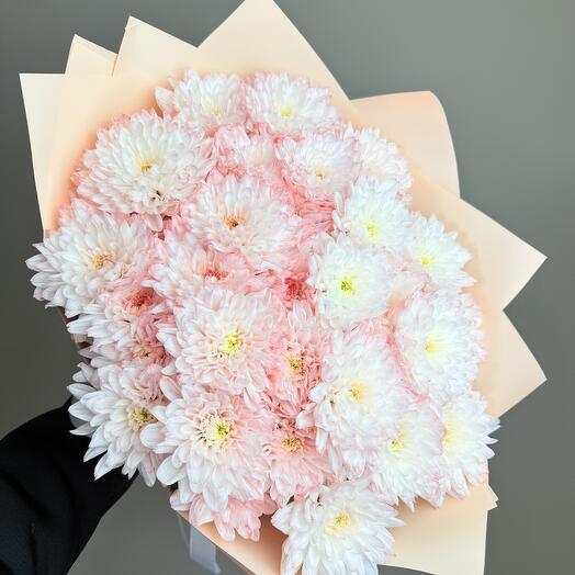 Персиковые хризантемы 🧡