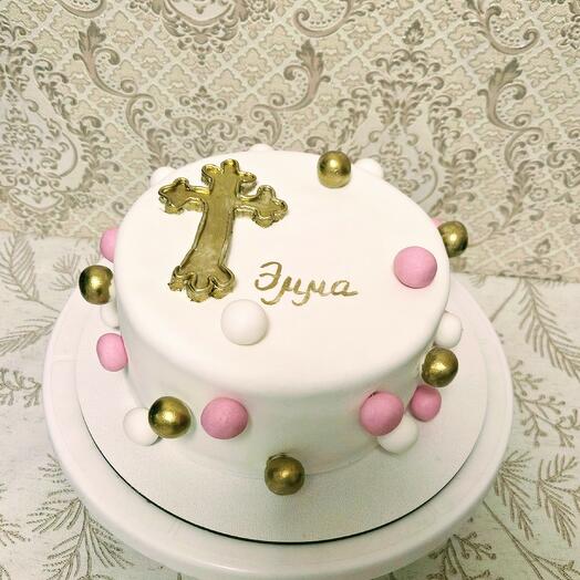 Торт на крещение