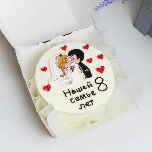 Бенто-торт "Годовщина свадьбы"