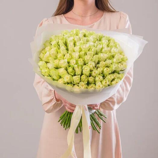 Букет из 101 розы 40 см