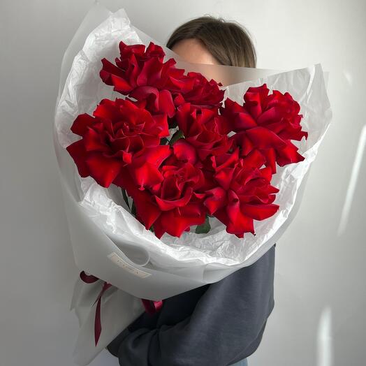 Букет из 7 французских роз - Эксплорер