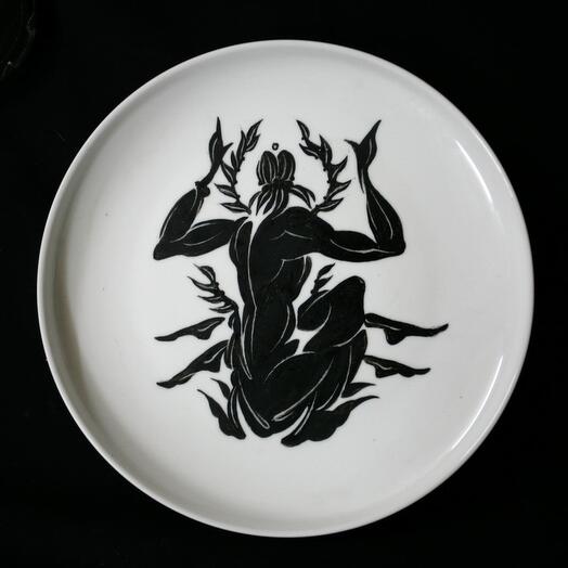 Гаятри / декоративная тарелка поднос, авторская работа