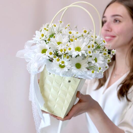 Ромашки для милашки в сумочке