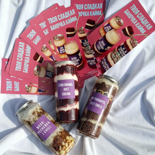 Pot-pet трайфл медовик