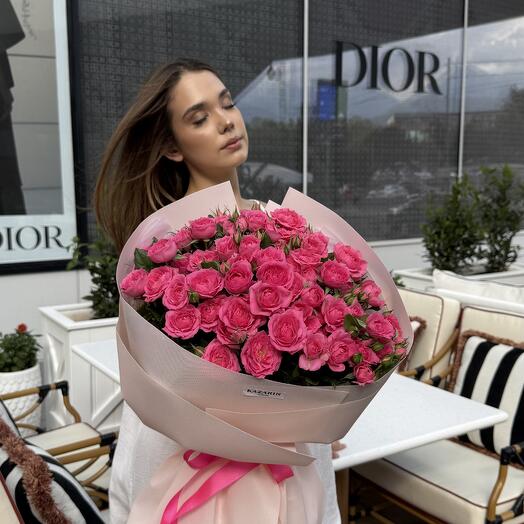 Букет спрей роз 11 шт