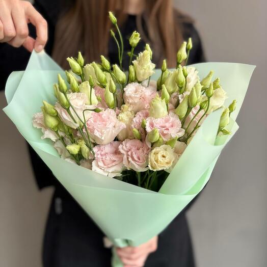 Bouquet 050 (букет из розовой эустомы)