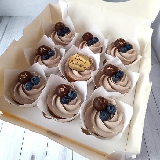 Капкейки 9 штук