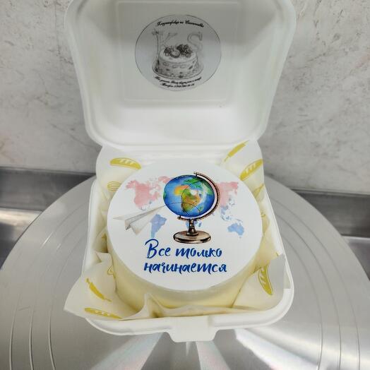 Бенто тортик Все только начинается